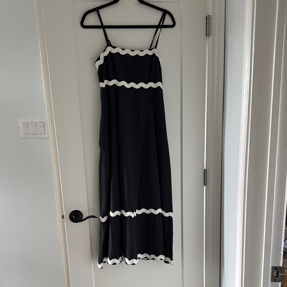 Blue and White Women's Dress